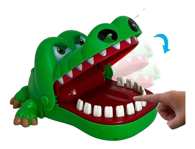 Imagem de Jogo Crocodilo Jacaré Dentista Morde Dedo Brinqued Pegadinha