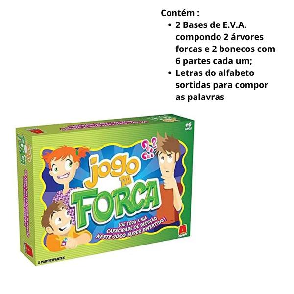 Imagem de Jogo da Forca Infantil c/ Duas Bases Algazarra