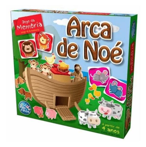 Imagem de Jogo Da Memória Bíblico Arca De Noé 40 Peças Pais E Filhos