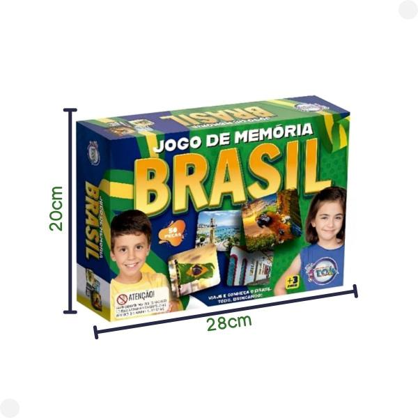 Imagem de Jogo da Memória Brasil 1220 - Toia Brinquedos