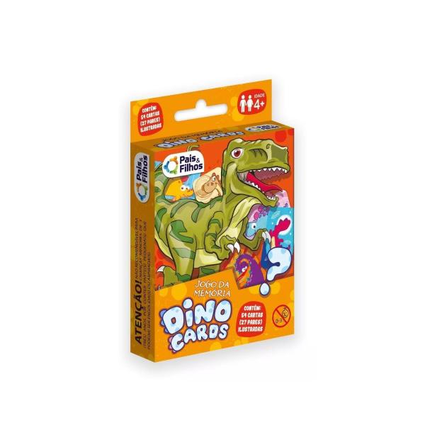 Imagem de Jogo da Memória Dino Cards 54 Cartas - Pais e Filhos