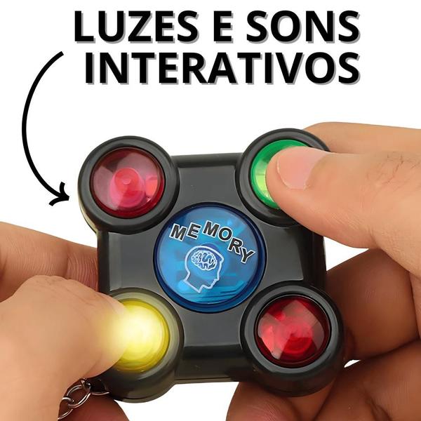 Imagem de Jogo Da Memória Eletrônico Brinquedo Memoria Brinquedos Educativos Infantil Joguinho Educativo Bebe