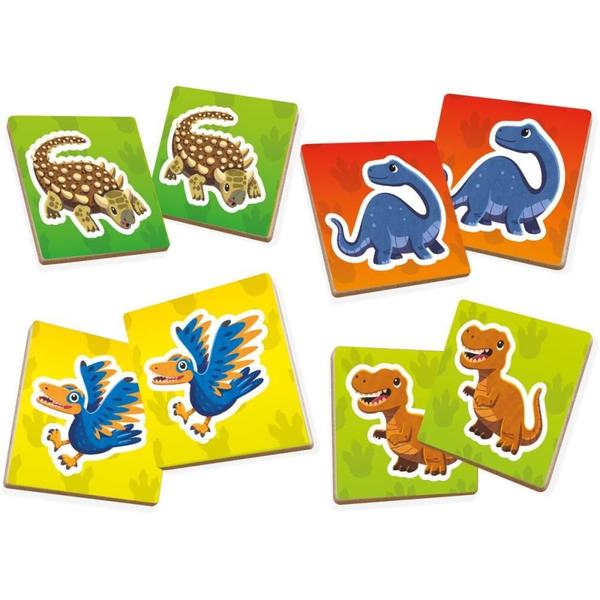 Imagem de Jogo da Memoria em Madeira Dinossauros 24PCS