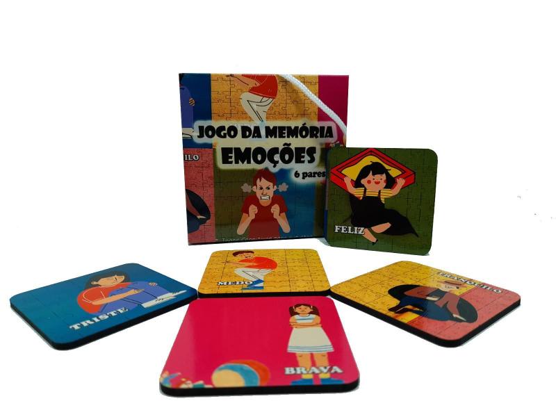 Jogo Da Memória Emoções 6 Pares Para Autistas - Reidopendrive Imagem de Jogo Da Memória Emoções 6 Pares Para Autistas