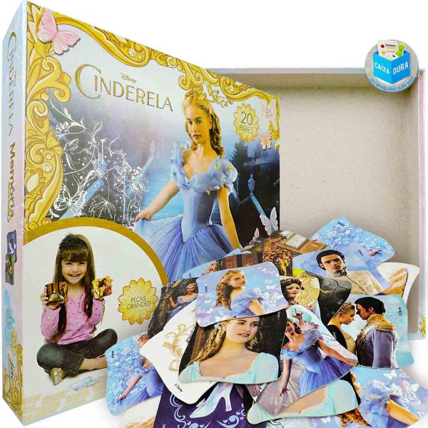 Jogo da Memória Grandão Cinderela Princesas Disney Toyster Imagem de Jogo da Memória Grandão Cinderela Princesas Disney Toyster