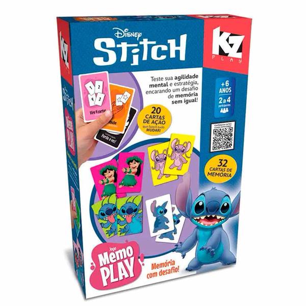 Imagem de Jogo da Memória Infantil - Memo Play - Disney Stich - Elka