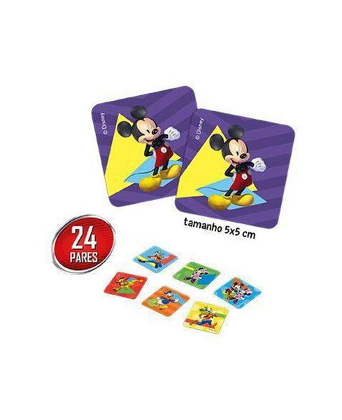 Imagem de Jogo da memoria infantil Mickey com 24 pares - Toyster