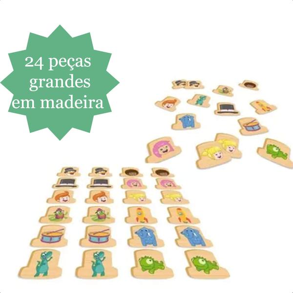Jogo Da Memória Mundo Bita Infantil 24 peças Coordenação Motora Raciocínio Percepção +2 Anos Nig Brinquedos - 0691 Imagem de Jogo Da Memória Mundo Bita Infantil 24 peças Coordenação Motora Raciocínio Percepção +2 Anos Nig Brinquedos - 0691