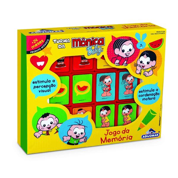 Jogo Da Memória Turma Da Mônica Baby - Adijomar Imagem de Jogo Da Memória Turma Da Mônica Baby - Adijomar
