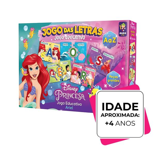 Imagem de Jogo das Letras Educativo Ariel 60 Peças Mimo Toys - 2016