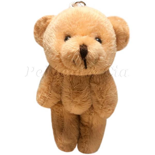 Jogo de 12 Mini Chaveiros Lembrancinha Ursinho de Pelúcia 10cm - Articulável - PELUCIASECIA Imagem de Jogo de 12 Mini Chaveiros Lembrancinha Ursinho de Pelúcia 10cm - Articulável