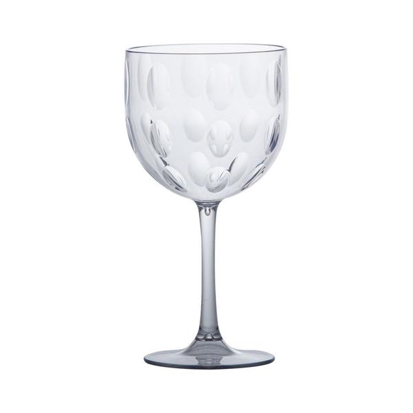 Jogo de 12 Taças Gin Acqua Auto Relevo 570ml Acrílico Transparente - Paramount Imagem de Jogo de 12 Taças Gin Acqua Auto Relevo 570ml Acrílico Transparente