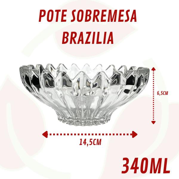 Imagem de Jogo de 12 Vasilha de Vidro 340ML Salada de Fruta Creme Mousse