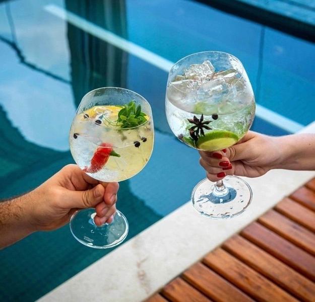 Jogo De 2 Tacas Para Gin Tonica Anna Em Cristal Ecologico 600ml - FULL FIT Imagem de Jogo De 2 Tacas Para Gin Tonica Anna Em Cristal Ecologico 600ml
