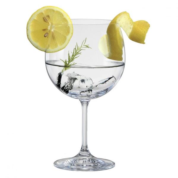 Imagem de Jogo de 2 taças para gin tônica em cristal ecológico 600ml A19cm - Bohemia