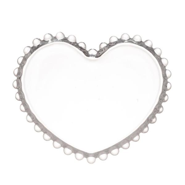 Imagem de Jogo de 4 Pratos Wolff Heart Pearl de Cristal 3cm x 10,5cm x 1,5cm