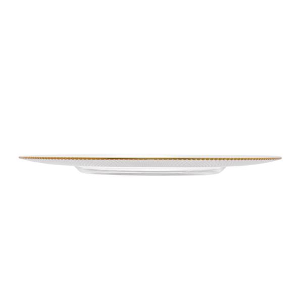 Imagem de Jogo de 4 Sousplat de Cristal Thin Edge Dourado 33cm - Wolff