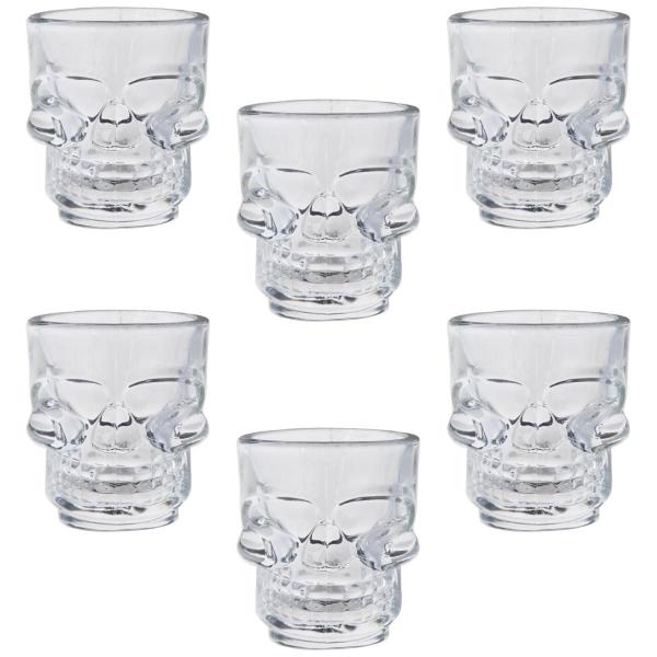 Imagem de Jogo De 6 Copos Skull Mug Para Shot 50ml Caveira Dynasty