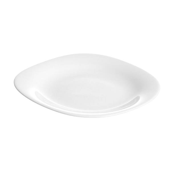 Jogo De 6 Pratos Raso Quadrado Opaline Bliss Branco - Hauskraft Imagem de Jogo De 6 Pratos Raso Quadrado Opaline Bliss Branco