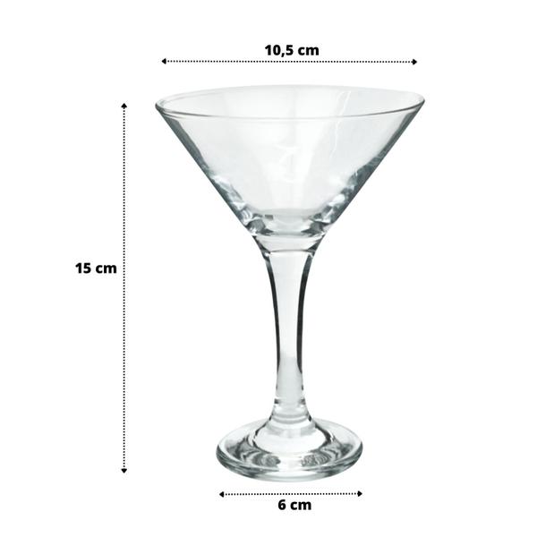 Imagem de Jogo De 6 Taças Para Martini Vidro 175ml