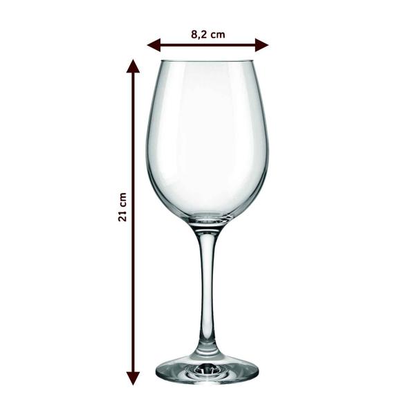 jogo de 6 Taças Para Vinho Agua Vidro Amber 460ml Pasabahce Imagem de jogo de 6 Taças Para Vinho Agua Vidro Amber 460ml Pasabahce