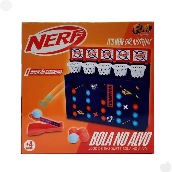 Imagem de Jogo de Ação - Nerf - Basquete Bola no Alvo F0144-7 - Fun - Fun Divirta-se