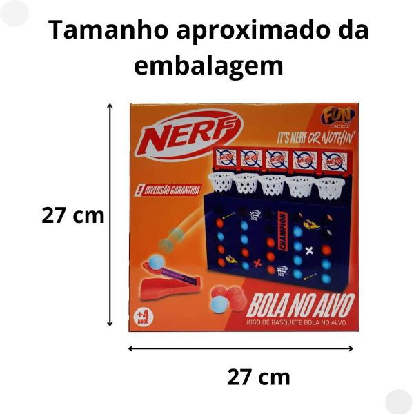 Imagem de Jogo de Ação - Nerf - Basquete Bola no Alvo F0144-7 - Fun