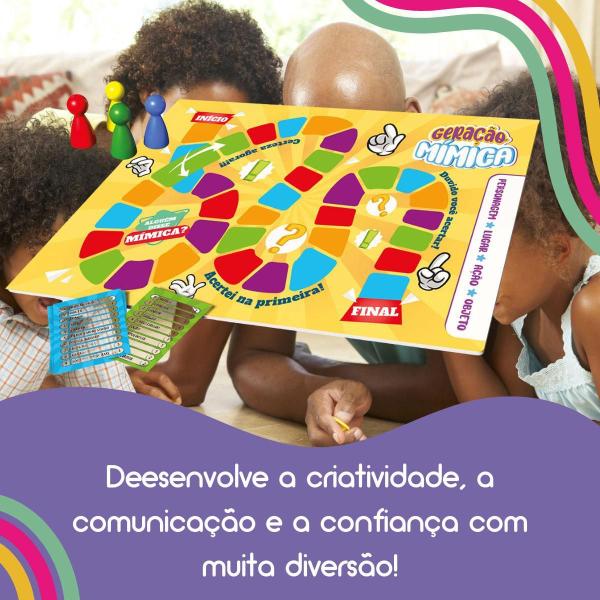 Imagem de Jogo De Adinhação Mímicas Infantil Familia Brincadeira