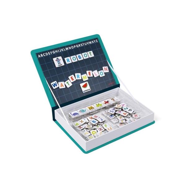 Imagem de Jogo de alfabeto educacional magnético Janod MagnetiBook 143pc