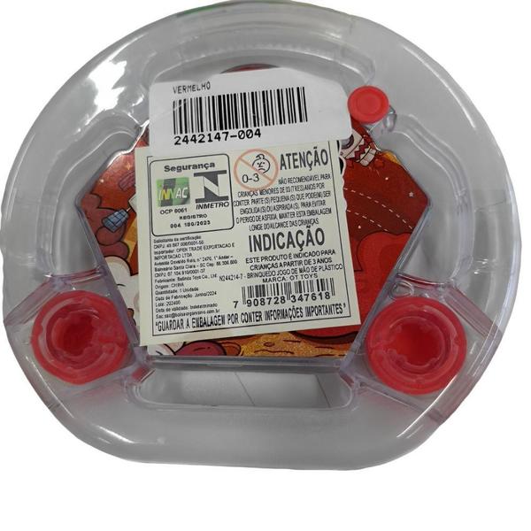 Jogo de Argolas de Mão Space N244214-7 Vermelho - Quanhe Imagem de Jogo de Argolas de Mão Space N244214-7 Vermelho - Quanhe