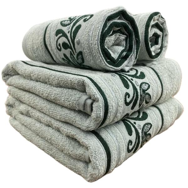 Jogo de Banho Karsten 4 peças Softmax Jacquard Macio Textura Imagem de Jogo de Banho Karsten 4 peças Softmax Jacquard Macio Textura