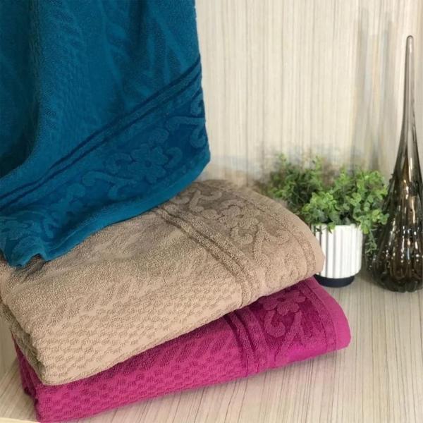 Jogo de Banho Lm Tricot 5 Peças Pink (2 Toalhas de Banho + 2 Toalhas de Rosto e 1 Piso) - L M TECELAGEM LTDA Imagem de Jogo de Banho Lm Tricot 5 Peças Pink (2 Toalhas de Banho + 2 Toalhas de Rosto e 1 Piso)