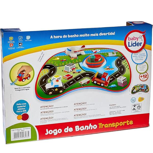 Imagem de Jogo de Banho Transporte 5603 - Lider Brinquedos