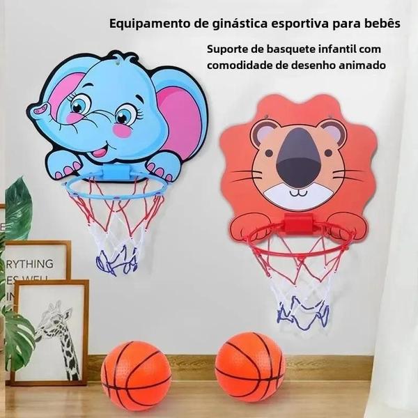 Imagem de Jogo de Basquete Infantil com Placa Ajustável - Brinquedo Esportivo