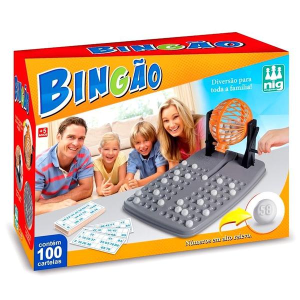 Imagem de Jogo De Bingo Com 100 Cartelas - Bingão - Nig Brinquedos