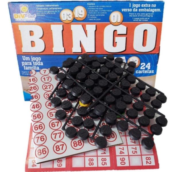 Imagem de Jogo De Bingo Infantil Cartelas Divplast Brinquedos