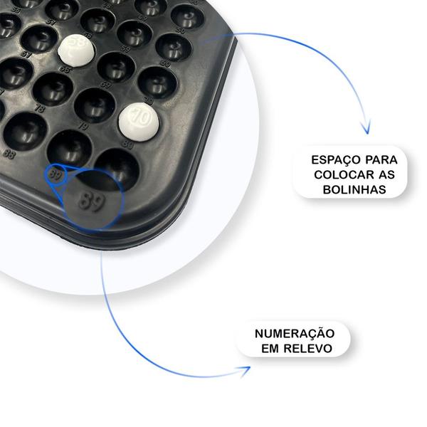 Imagem de Jogo De Bingo Roleta 48 Cartelas com 90 Bolinhas Brinquedo