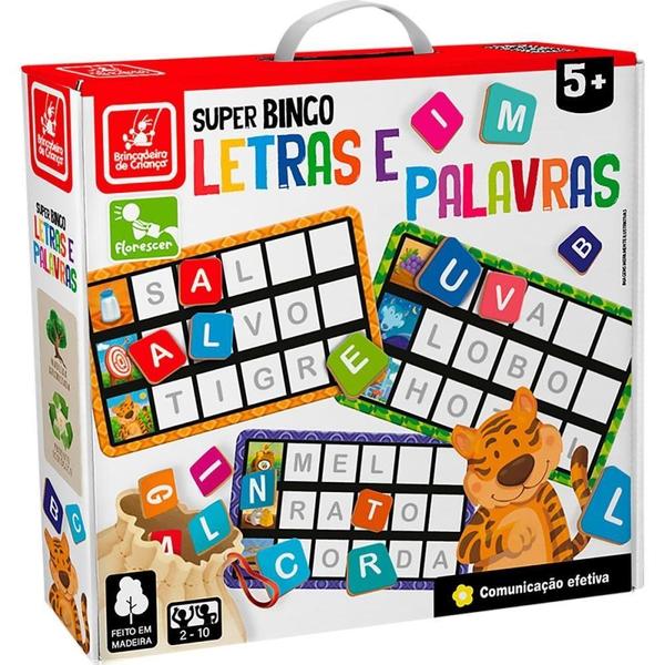 Imagem de Jogo de Bingo Super Bingo Letras e Palavras