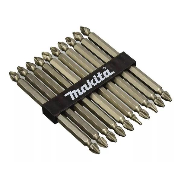 Imagem de Jogo de Bits Phillips Ph2 110mm 10 Peças D-34849 - Makita