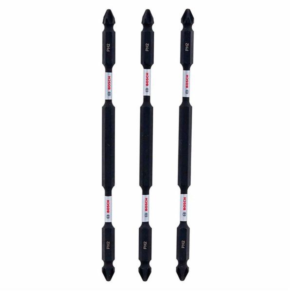 Imagem de Jogo de Bits Pontas Duplas Bosch Impact Control PH2 150mm com 3 peças - 2608522358-3un - Bosch