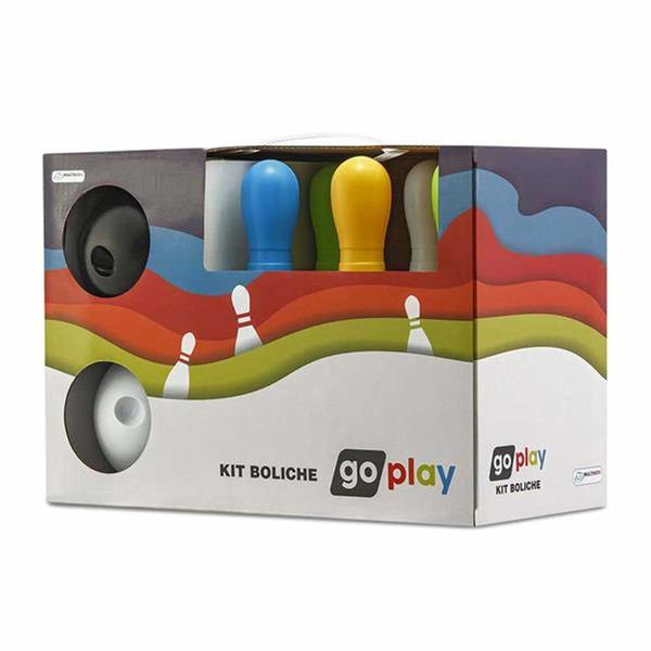 Imagem de Jogo de Boliche Infantil - Go Play - Kit 6 pinos e 2 bolas - Multikids