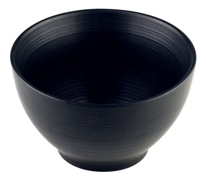 Imagem de Jogo de Bowls Bon Gourmet 2 Peças em Cerâmica Preto 13cm 620ml