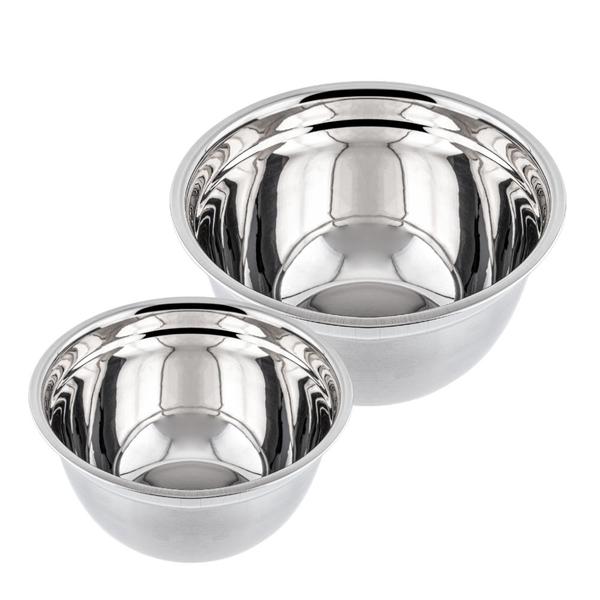 Imagem de Jogo de Bowls de Aço Inox 22 e 26cm Weck