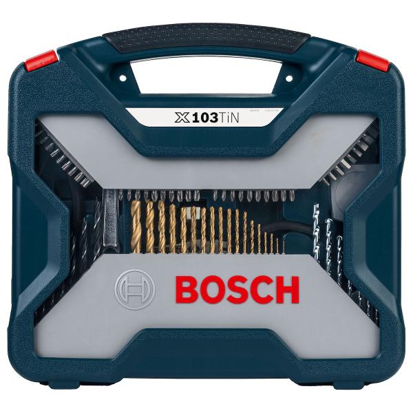 Imagem de Jogo De Brocas E Bits Bosch Xline Titânio 103 Pçs