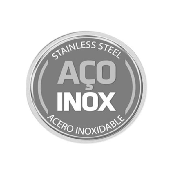 Jogo de Caçarola Funda e Rasa Solar 3 Peças em Aço Inox Fundo Triplo Tramontina Imagem de Jogo de Caçarola Funda e Rasa Solar 3 Peças em Aço Inox Fundo Triplo Tramontina