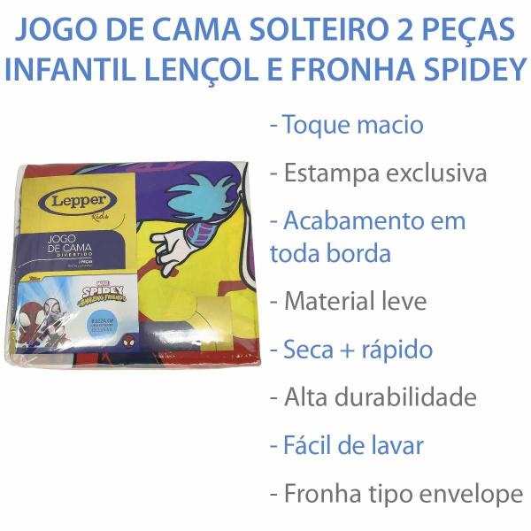 Imagem de Jogo De Cama 2pçs Personagen Infantil Wandinha Spider Patrulha Canina Barbie Naruto Super Mario