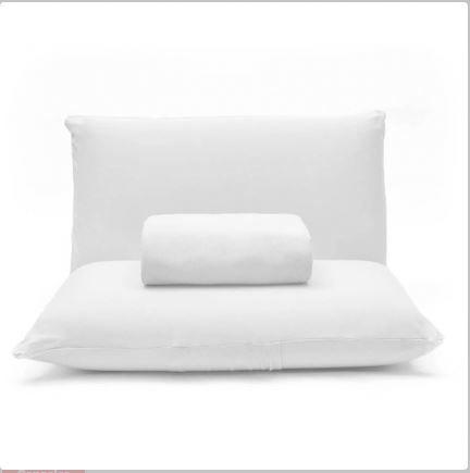 Jogo de Cama Buettner Queen Malha Basic Liso 3 Peças Branco Imagem de Jogo de Cama Buettner Queen Malha Basic Liso 3 Peças Branco