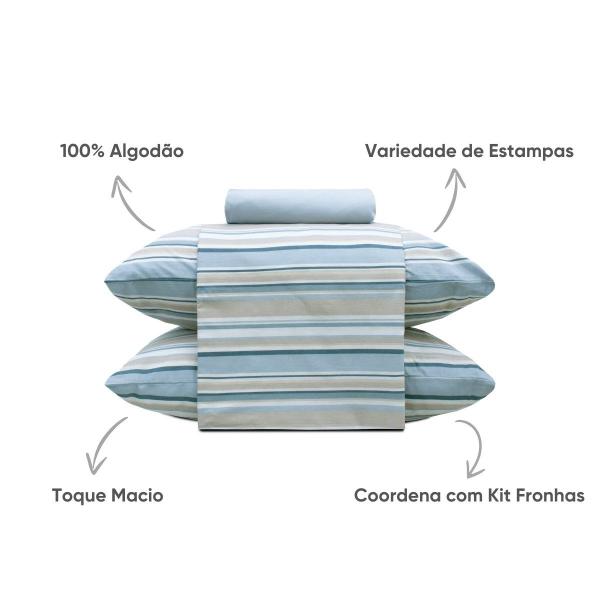 Imagem de Jogo de Cama Casal 150 Fios Essencial Appel Home