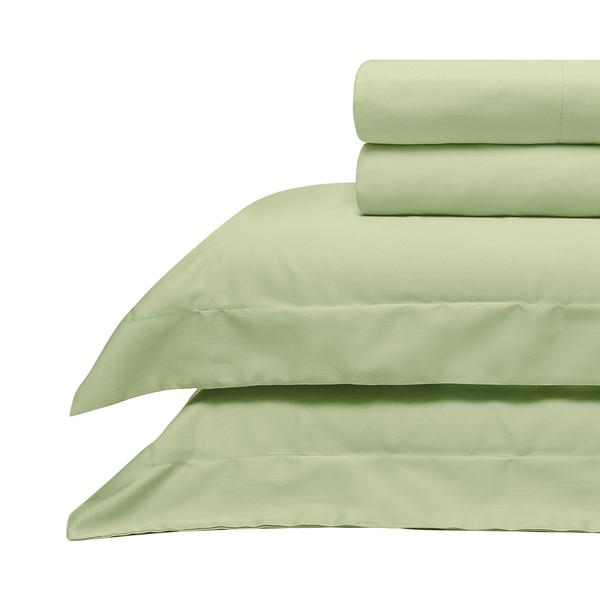 Imagem de Jogo de cama casal 400 fios elegance - verde claro