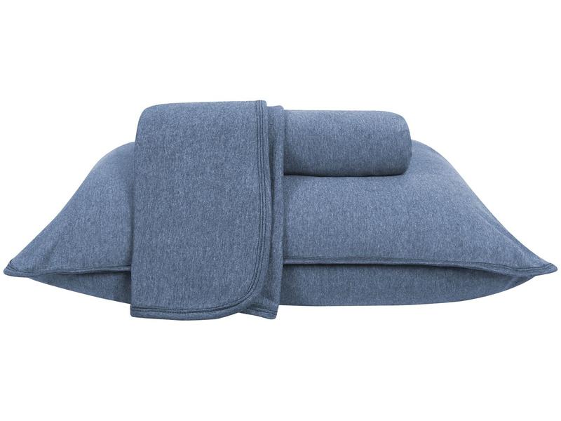 Jogo de Cama Casal Atlântica Mescla Urban Azul Suave 3 Peças Jogo de Cama Casal Atlântica Mescla Urban Azul Suave 3 Peças